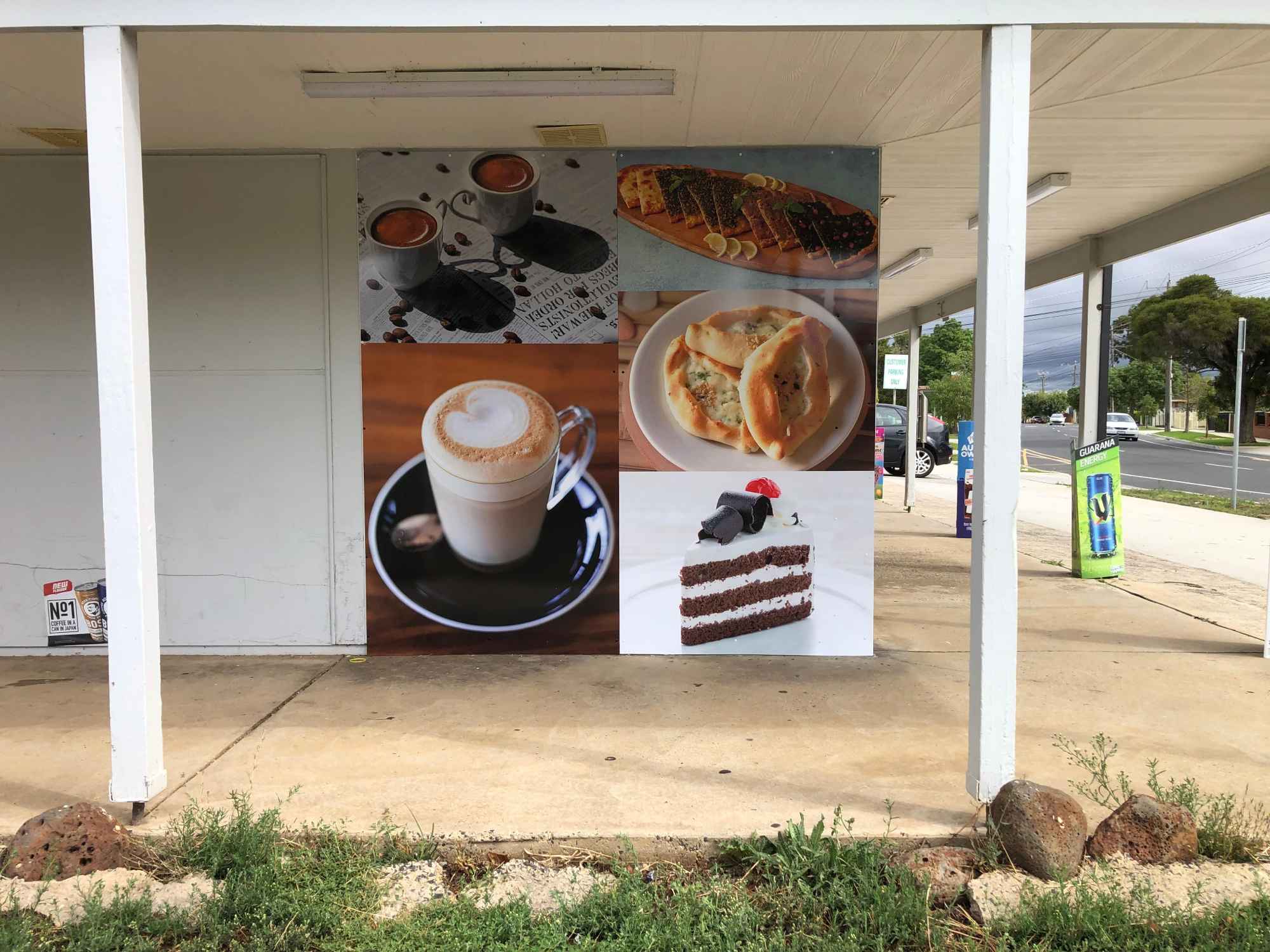 Large format printer producing a poster print